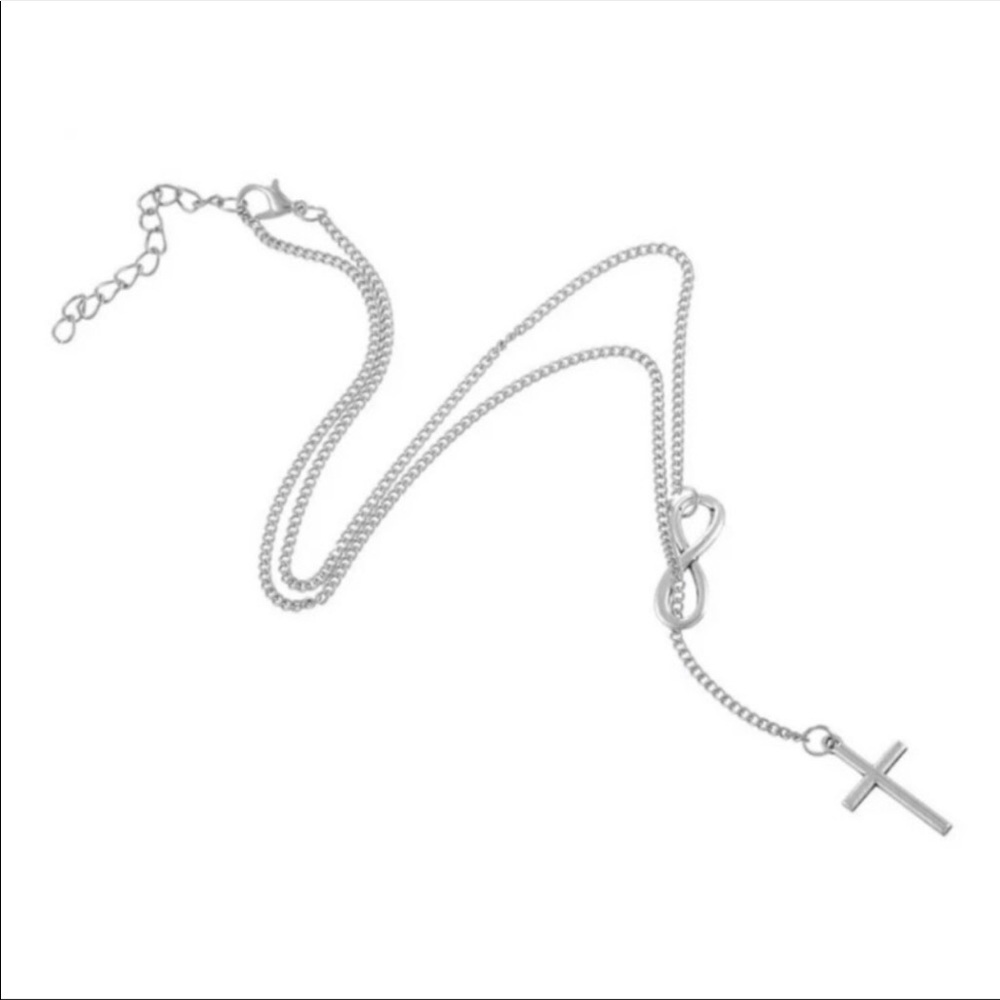 New Pendant Silver Cross Necklace - Picture 3 of 4